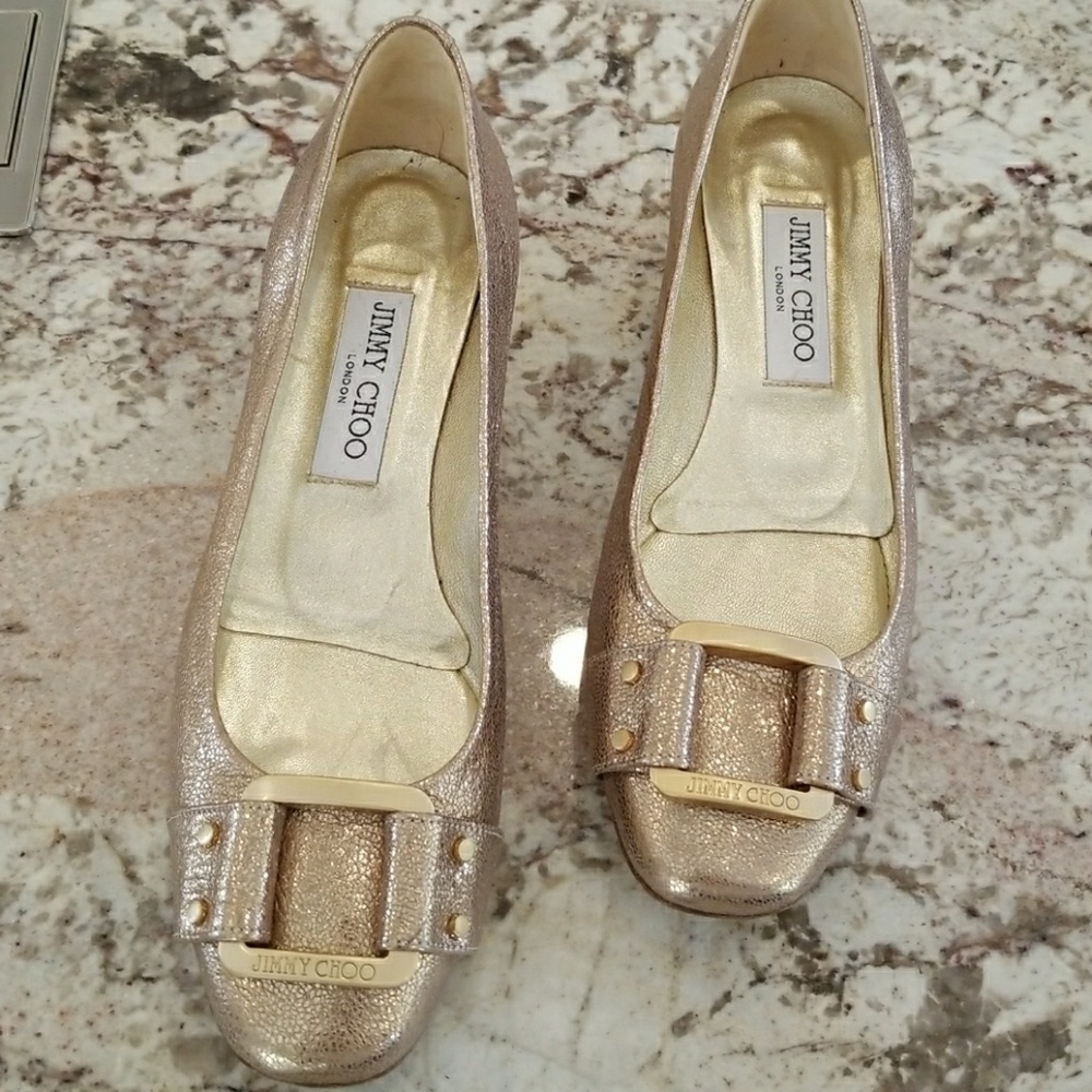 Gold Jimmy Choo Pumps!